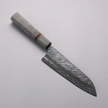 Thương hiệu Yu Kurosaki Thần gió Fujin SG2 vân búa đục đặc biệt Rèn thủ công Dao đa năng Santoku 170mm chuôi dao gỗ ổn định (vòng acrylic)