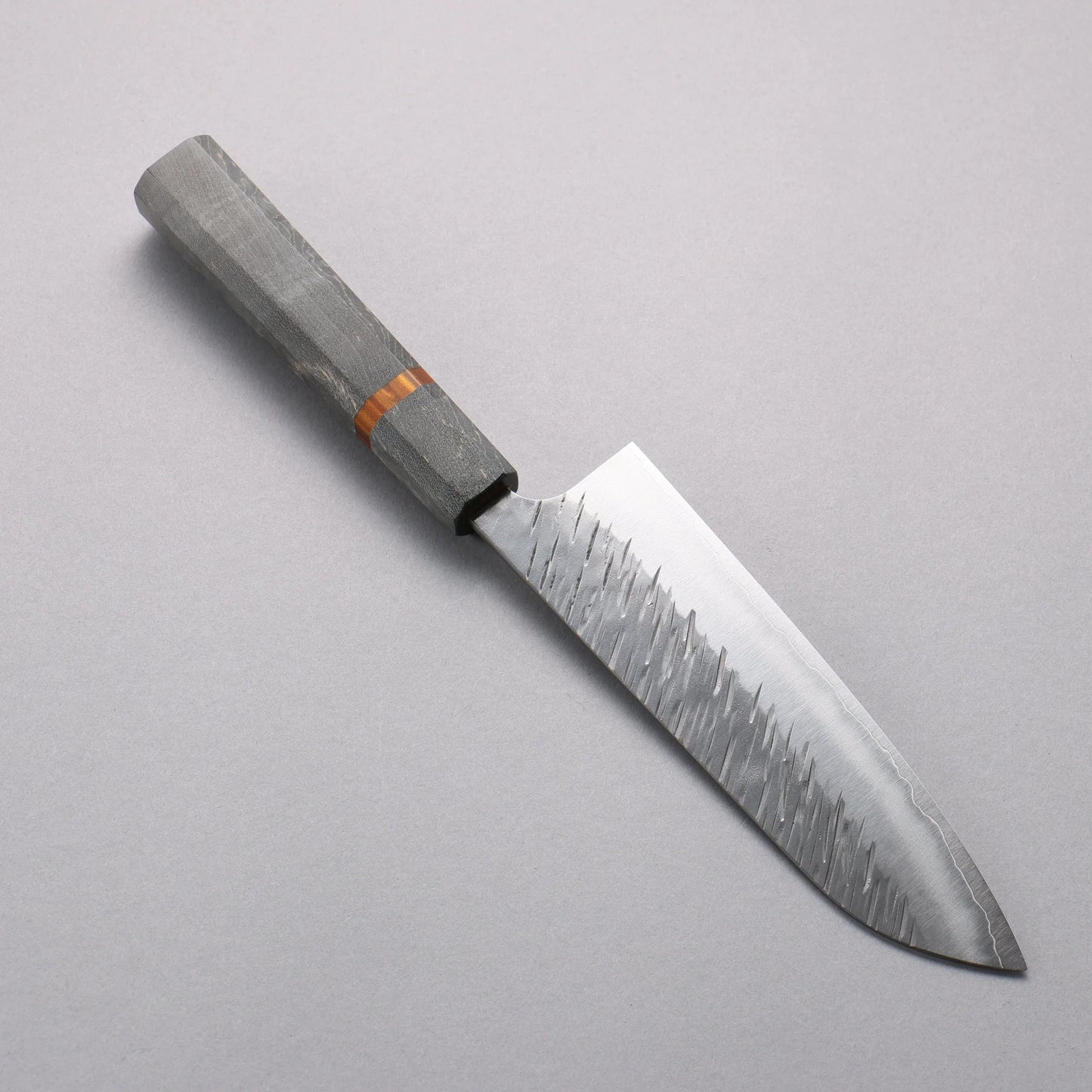 Thương hiệu Yu Kurosaki Thần gió Fujin SG2 vân búa đục đặc biệt Rèn thủ công Dao đa năng Santoku 170mm chuôi dao gỗ ổn định (vòng acrylic)