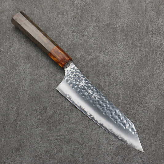 Thương hiệu Yu Kurosaki dòng tia sáng thép SG2 vân búa Dao Bunka Knife 165MM gỗ tro (bọc: nhựa Acrylic)