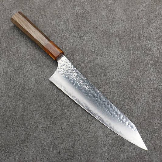 Thương hiệu Yu Kurosaki dòng tia sáng thép SG2 vân búa Dao Gyuto Knife 210MM gỗ tro (bọc: Acrylic)
