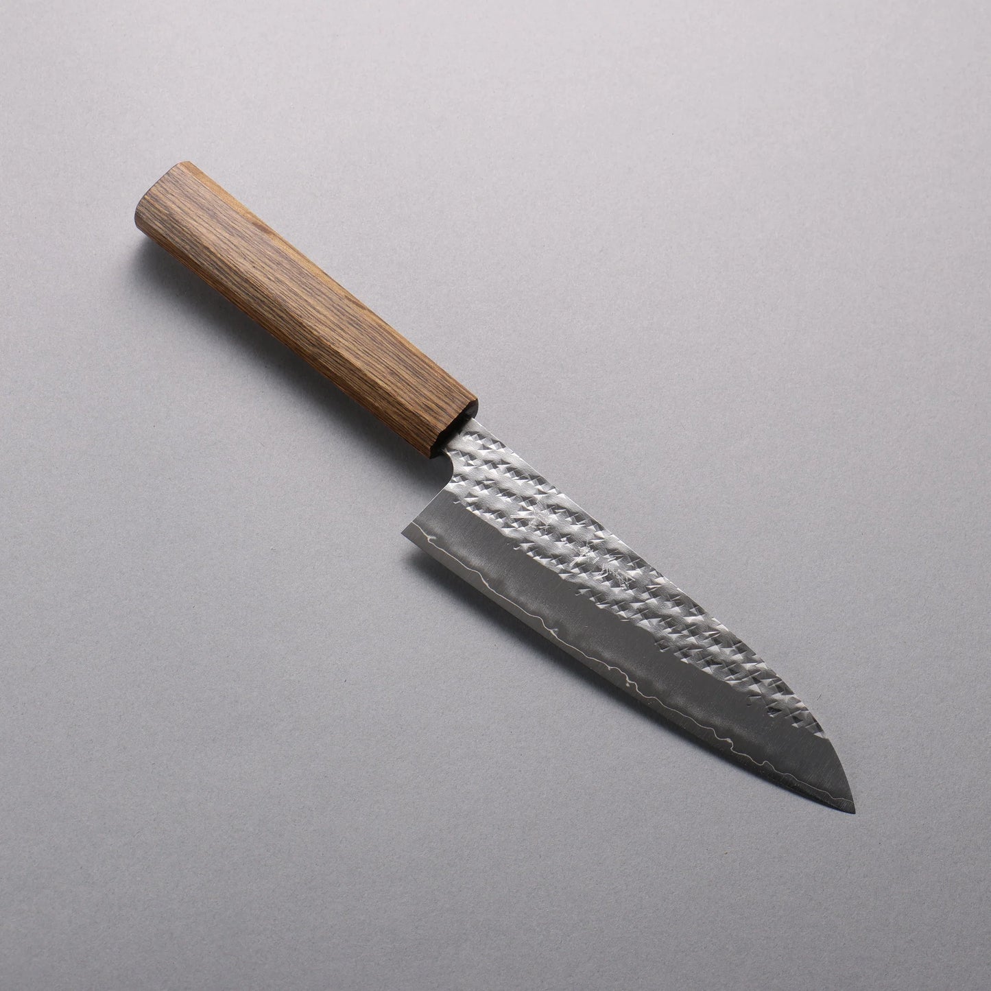 Thương hiệu Yu Kurosaki Senko ryu thép SG2 vân búa dao rèn thủ công Dao đa năng Santoku loại nhỏ 150mm chuôi dao gỗ Sồi