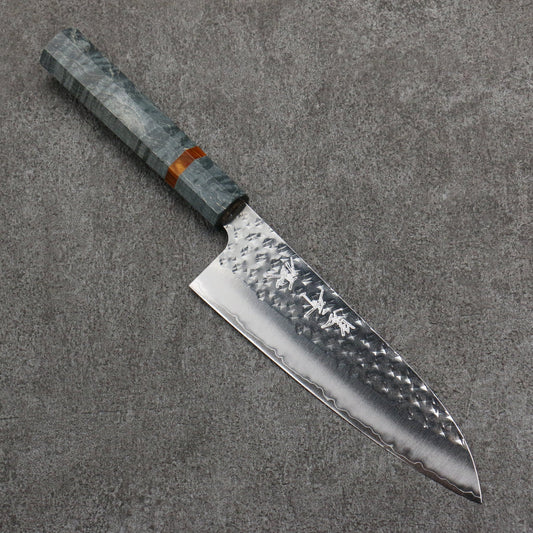 Free ship - Thương hiệu Yu Kurosaki SG2 Rèn thủ công Dao đa năng Santoku loại nhỏ 150mm