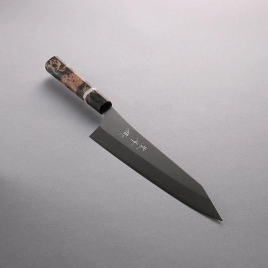 Thương hiệu Yu Kurosaki dòng ánh trăng mới thép VG-XEOS Dao đa năng Gyuto 240mm chuôi dao gỗ ổn định mô hình cục (vòng trắng)