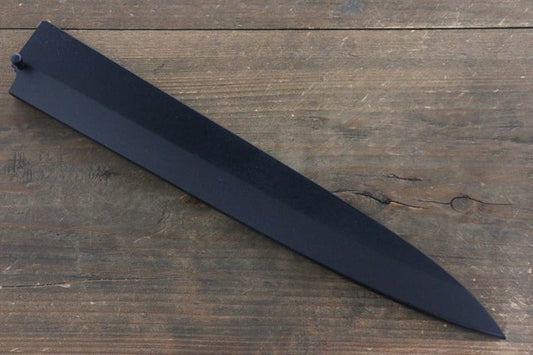 Messerscheide aus schwarzem Magnolienholz, spezialisiertes Yanagiba-Shashimi-Fischmesser, 240 mm Kaneko-Sperrholzverschluss