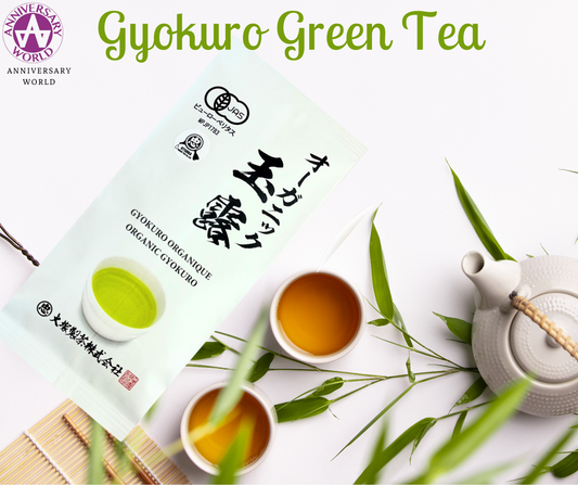 Trà Nhật Bản Hữu Cơ Cao Cấp 玉 露 Ngọc Sương Gyokuro 50gram (Japanese Organic Premium Gyokuro Green Tea Loose Leaf ) - Made In Japan