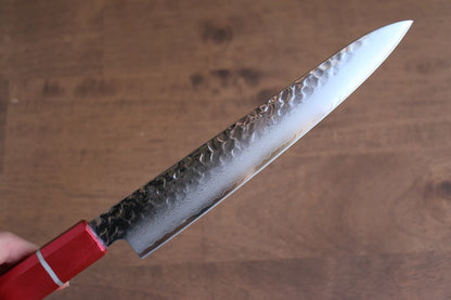 Thương hiệu Sakai Takayuki VG10 Thép Damascus 33 lớp Dao nhỏ đa năng Petty dao Nhật 180mm chuôi dao gỗ Sồi sơn mài  (Kouseki)