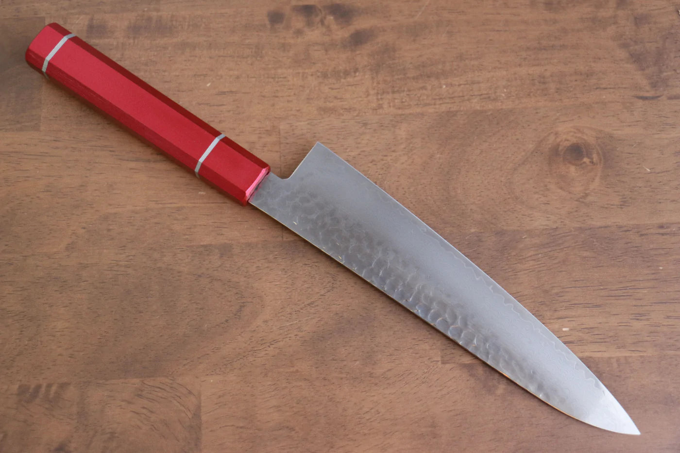 Thương hiệu Sakai Takayuki VG10 Thép Damascus 33 lớp Dao đa năng Gyuto dao Nhật 210mm chuôi dao gỗ Sồi sơn mài  (Kouseki)