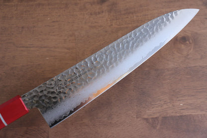 Marke Sakai Takayuki VG10 33-lagiger Damaststahl Mehrzweckmesser Gyuto Japanisches Messer 240 mm lackierter Eichengriff (Kouseki)