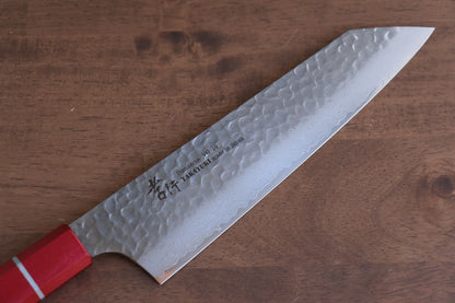 Marke Sakai Takayuki VG10 33-lagiger Gyuto-Mehrzweckmesser aus Damaststahl (schwertförmige Klinge) Japanisches Messer 190 mm lackierter Eichengriff (Kouseki)