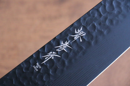 Thương hiệu Sakai Takayuki Hắc Ảnh Kurokage VG10 Rèn thủ công Mạ Teflon Dao đa năng Gyuto dao Nhật 240mm chuôi dao gỗ Sồi sơn mài  (Kouseki)
