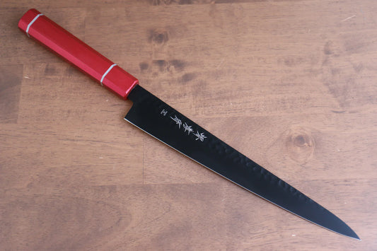 Thương hiệu Sakai Takayuki Hắc Ảnh Kurokage VG10 Rèn thủ công Mạ Teflon Dao lọc gân chuyên dụng Sujihiki dao Nhật 240mm chuôi dao gỗ Sồi sơn mài  (Kouseki)
