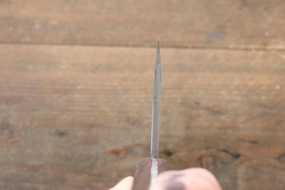 Japanisches Knochenschneidemesser aus Stahl der Marke Seisuke mit Shitan-Griff, 180 mm