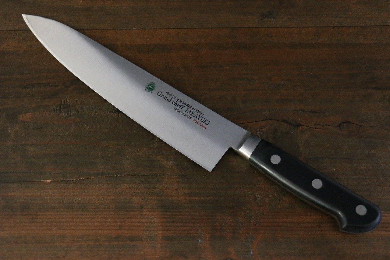 Sakai Takayuki Grand Chef Swedish Steel 'Extra Thick' Gyuto (Chef's Knife)-Gyuto 240mm - Japanny - Best Japanese Knife