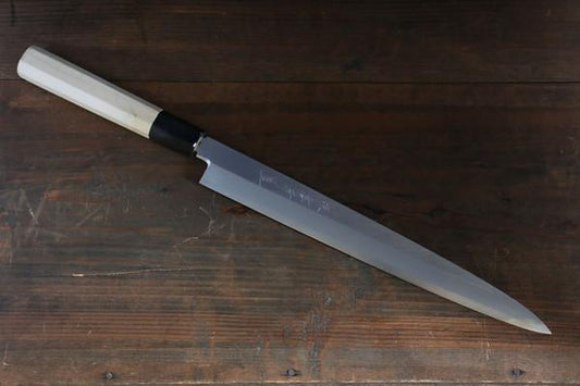 Sakai Takayuki Japanese Chef Series Silver Steel No.3 Yanagiba Sashimi Slicer Knife - Japanny - Best Japanese Knife