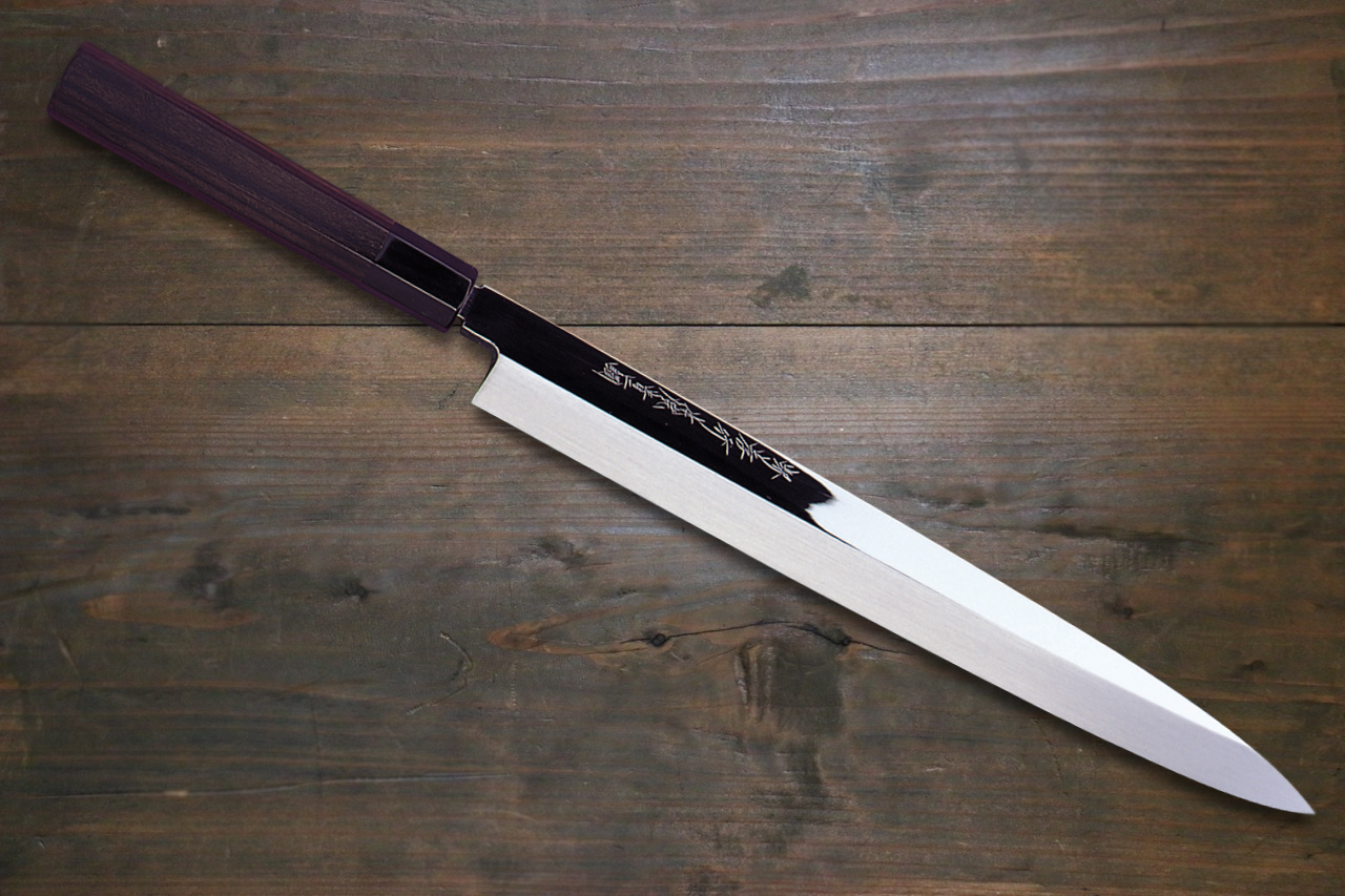 Sakai Takayuki Honyaki Aoniko(Water Quenching) Japanese Chef's Sashimi Knife - Japanny - Best Japanese Knife