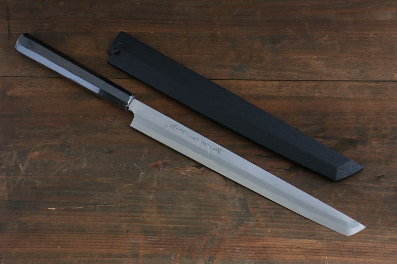 Sakai Takayuki Byakko (White Tiger) White Steel No.1 Takohiki Japanese Sushi Chef Knife - 300mm - Japanny - Best Japanese Knife
