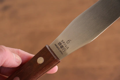 Japanisches Palettenmesser aus rostfreiem Stahl der Marke Sakai Takayuki, 150 mm