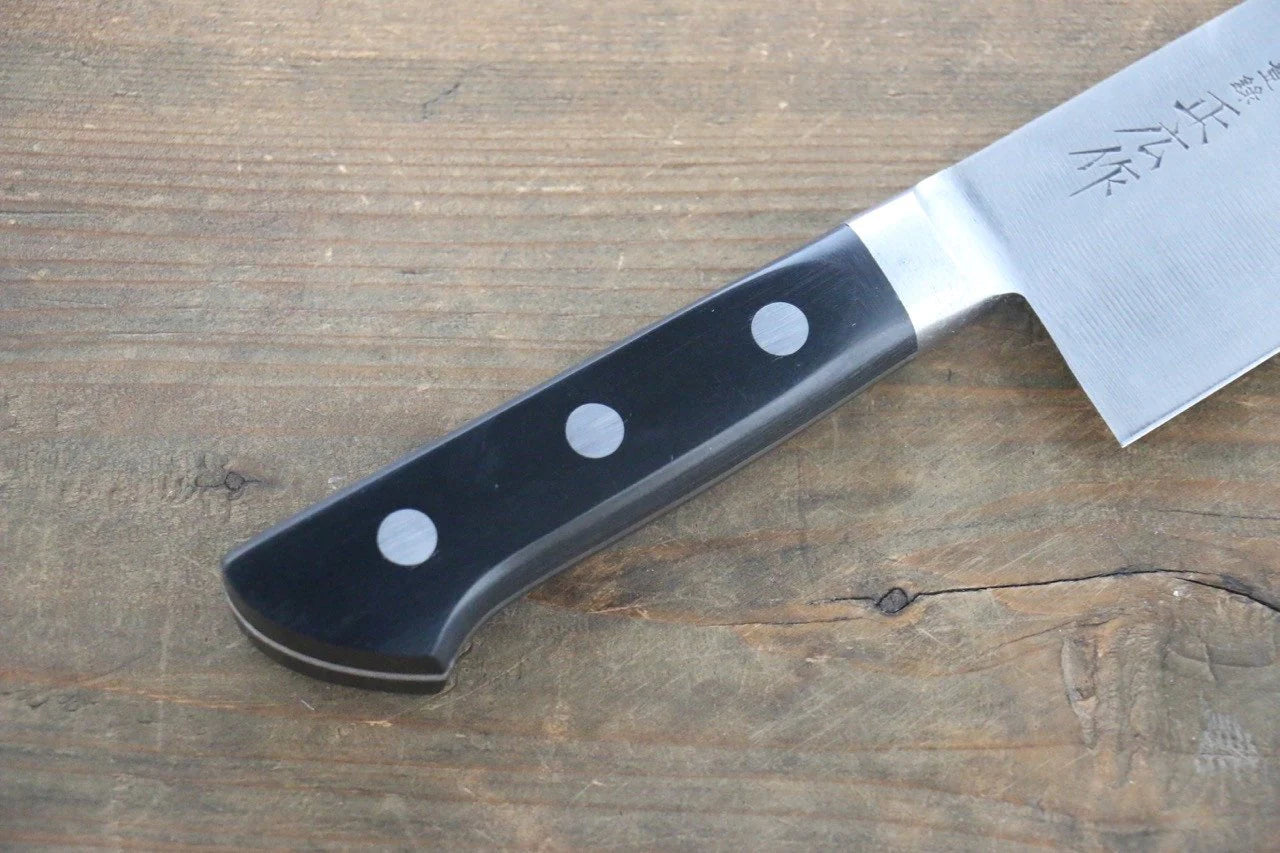Santoku-Mehrzweckmesser der Marke Masahiro aus japanischem Stahl (ZCD-U). Japanisches Messer 175 mm