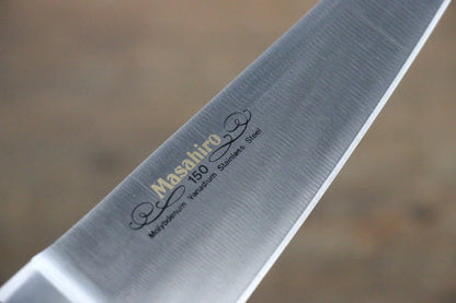 Marke Masahiro: Molybdänstahl (MOL). Spezialisiertes Ausbeinmesser, japanisches Honesuki-Messer, 150 mm
