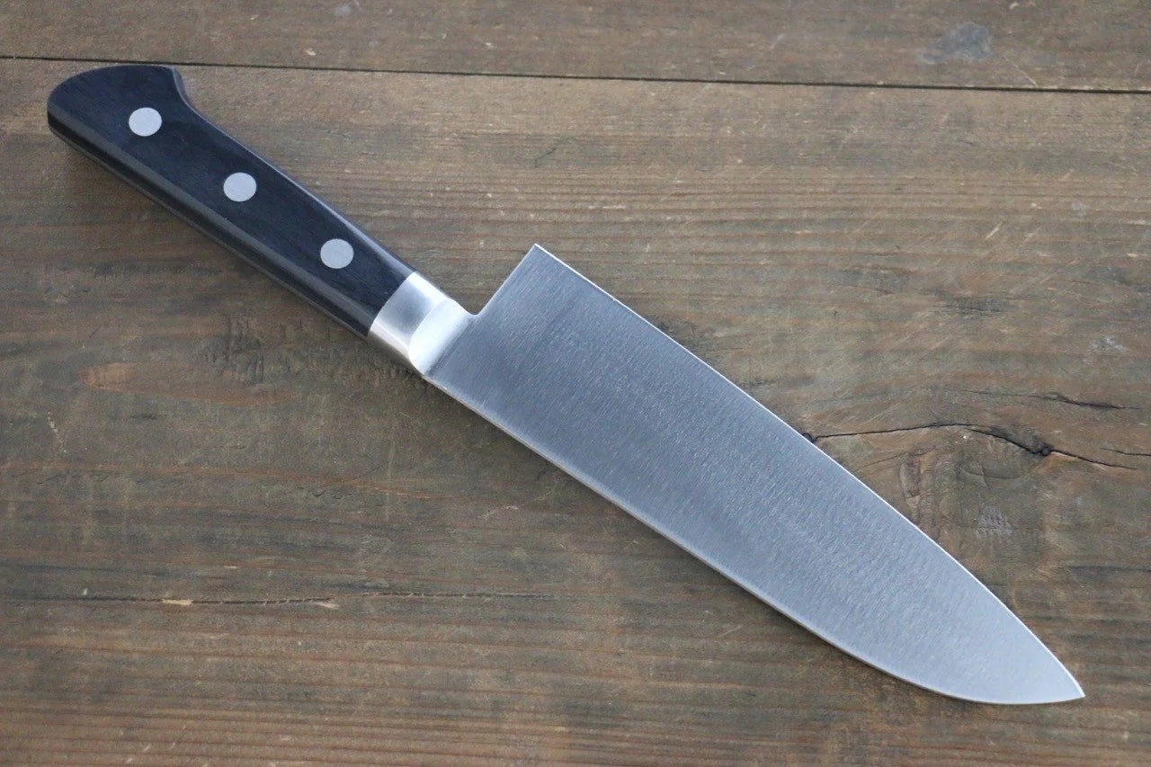 Santoku-Mehrzweckmesser der Marke Masahiro, Molybdänstahl (MOL), japanisches Messer, 175 mm 