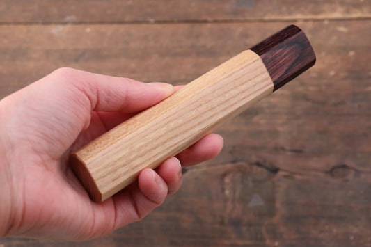 Chuôi dao gỗ sồi cỡ trung bình chiều dài 134mm thích hợp với dao Santoku 180mm, Gyuto 180mm, Nakiri 165mm