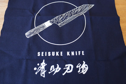 Japanische Küchenschürze – Marke Seisuke in Marineblau