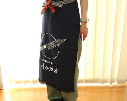 Tạp dề bếp Nhật - Thương hiệu Seisuke màu xanh Navy