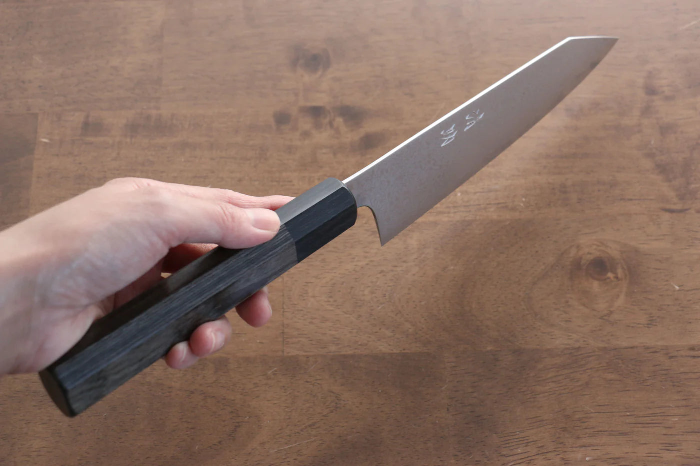 Dao Nhật cao cấp - Seisuke dao đa năng Santoku ( Kiritsuke ) thép Damascus VG10 33 lớp 165mm