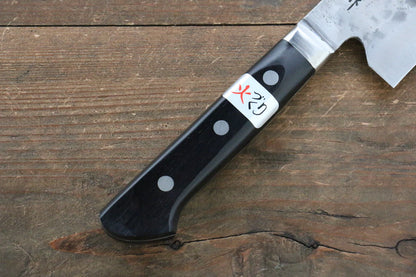 Thương hiệu Fujiwara Teruyasu Danh Kiếm Ảo Ảnh Thép trắng No.1 Dao rèn thủ công truyền thống dao Nhật Nashiji Dao đa năng Santoku dao Nhật 180mm chuôi dao gỗ Pakka đen