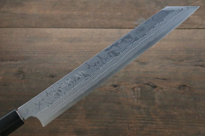 Thương hiệu Hideo Kitaoka Thép xanh No.2 Thép Damascus Dao thái cá sashimi chuyên dụng Yanagiba dao Nhật 270mm chuôi dao gỗ Đàn Hương