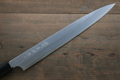 Thương hiệu Hideo Kitaoka Thép xanh No.2 Thép Damascus Dao thái cá shashimi chuyên dụng Yanagiba dao Nhật 300mm chuôi dao gỗ Đàn Hương