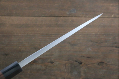 Hideo Kitaoka Marke Nr. 2 weißer Stahl Damaststahl Spezialisiertes Fischmesser Deba Japanisches Messer 180 mm Sandelholzgriff 