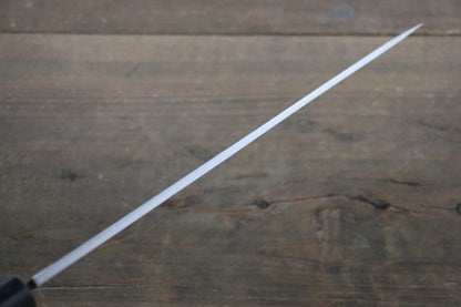 Marke Hideo Kitaoka 【Für Linkshänder】 Nr. 2 weißer Stahl Damaststahl Spezialisiertes Shashimi-Fischmesser Yanagiba Japanisches Messer 240 mm Sandelholzgriff