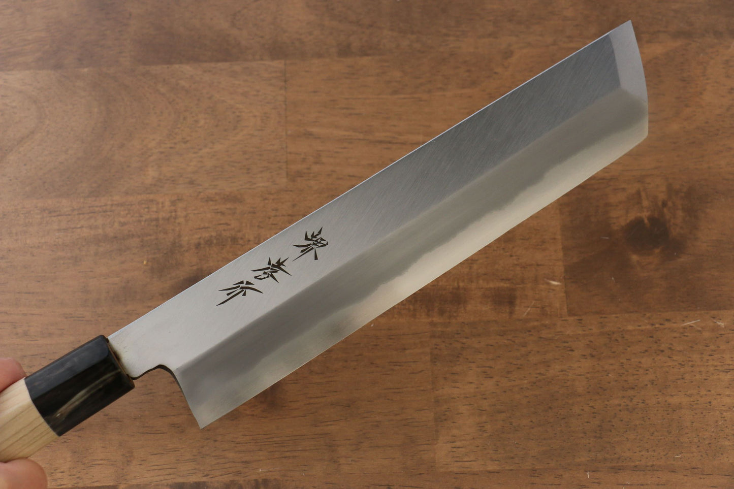 Sakai Takayuki Kasumitogi White Steel Honesuki Boning Japanese Knife 240mm - Japanny - Best Japanese Knife