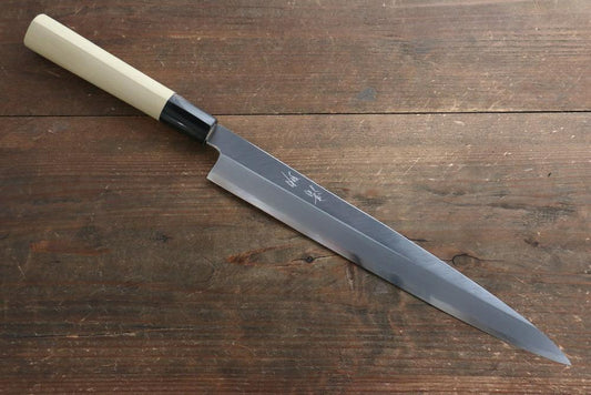 Seisuke Marke Nr. 2 Weißstahl Kasumitogi Specialized Shashimi Fischmesser Yanagiba Japanisches Messer