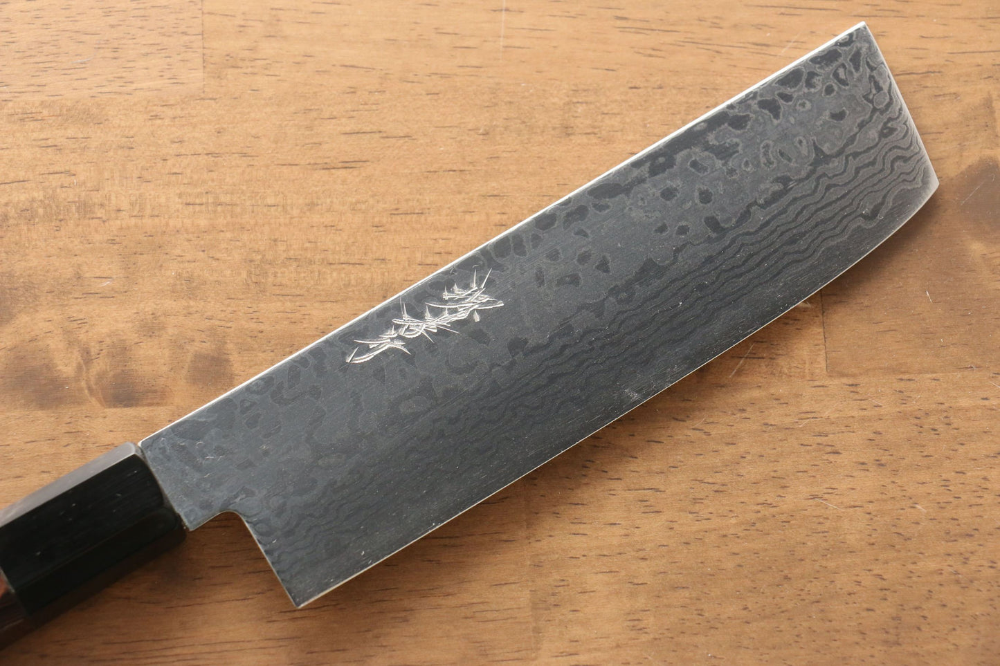 Sakai Takayuki Galaxy ZA-18 Damascus Nakiri Japanese Knife 165mm Wenge Handle - Japanny - Best Japanese Knife