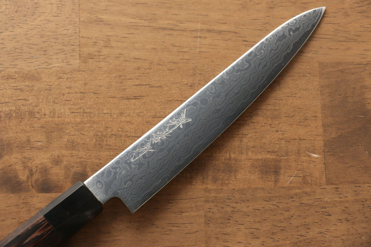 Sakai Takayuki Galaxy ZA-18 Damascus Petty-Utility Japanese Knife 150mm Wenge Handle - Japanny - Best Japanese Knife