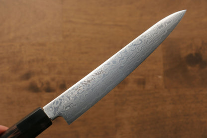 Sakai Takayuki Galaxy ZA-18 Damascus Petty-Utility Japanese Knife 150mm Wenge Handle - Japanny - Best Japanese Knife