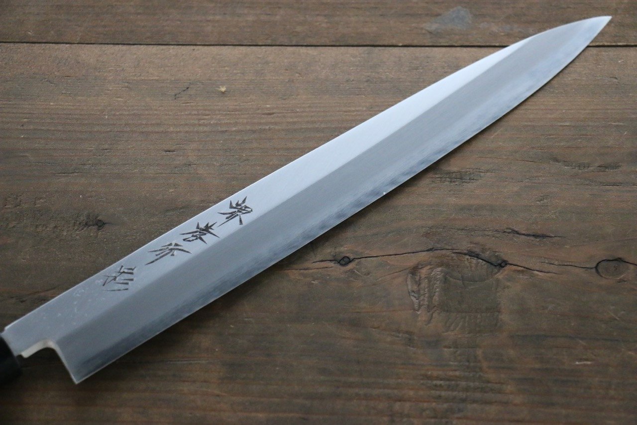 Sakai Takayuki INOX Hikari Lacquered Yanagiba Japanese Chef Knife With Saya - Japanny - Best Japanese Knife