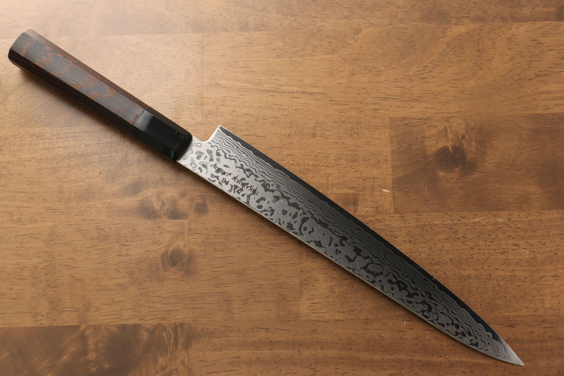 Sakai Takayuki Galaxy ZA-18 Damascus Sujihiki Japanese Knife 240mm Wenge Handle - Japanny - Best Japanese Knife