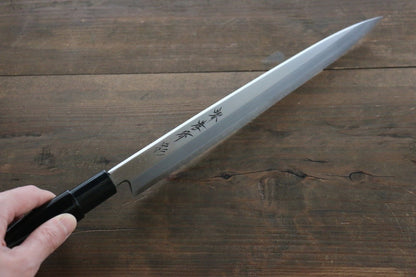 Sakai Takayuki INOX Akebono Lacquered Yanagiba Japanese Chef Knife with Saya - Japanny - Best Japanese Knife