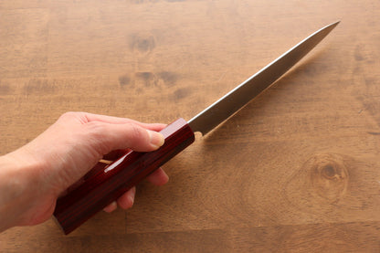 Kei Kobayashi Marke R2/SG2 Kleines Mehrzweckmesser Kleines japanisches Messer 150 mm rot lackierter Griff