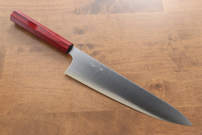 Thương hiệu Kei Kobayashi R2/SG2 Dao đa năng Gyuto dao Nhật 240mm chuôi dao sơn mài đỏ