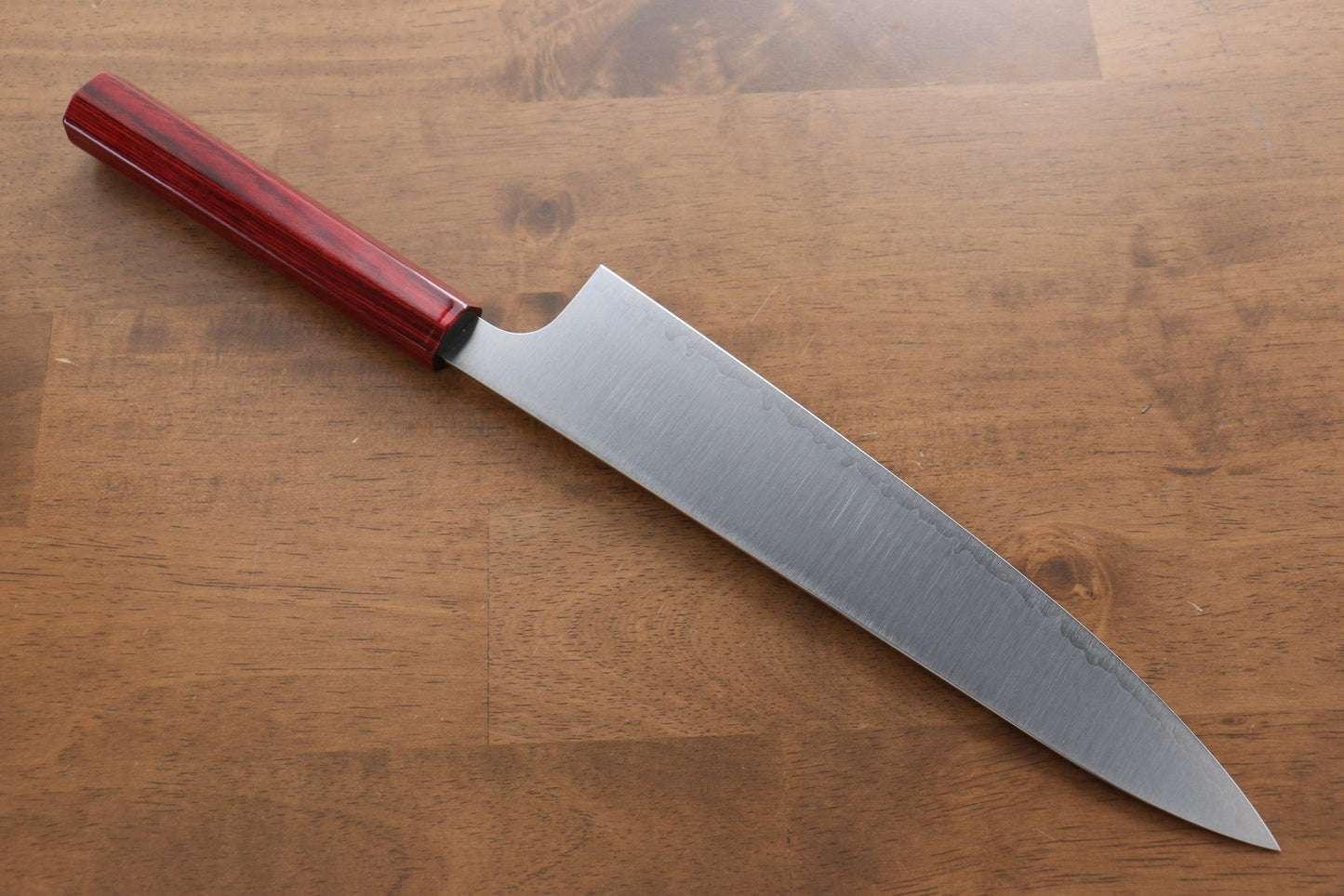 Thương hiệu Kei Kobayashi R2/SG2 Dao đa năng Gyuto dao Nhật 240mm chuôi dao sơn mài đỏ
