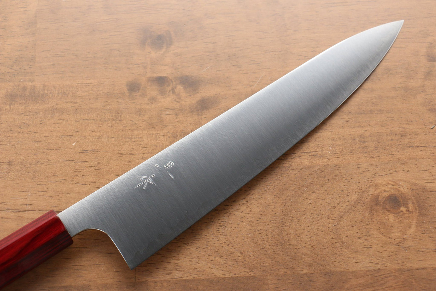 Marke Kei Kobayashi R2/SG2 Mehrzweckmesser Gyuto japanisches Messer 240 mm rot lackierter Griff
