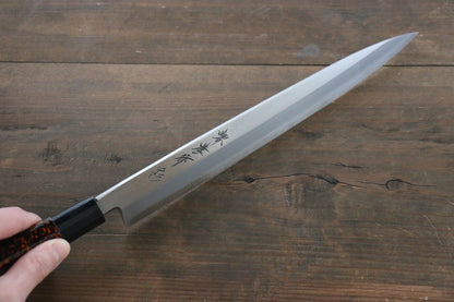 Sakai Takayuki INOX Kincha Lacquered Yanagiba Japanese Chef Knife With Saya - Japanny - Best Japanese Knife