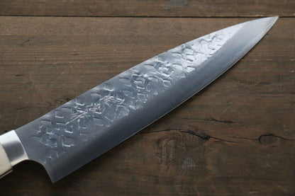 Takeshi Saji SRS13 Hammered Gyuto Japanese Chef Knife 210mm with Bone Handle - Japanny - Best Japanese Knife