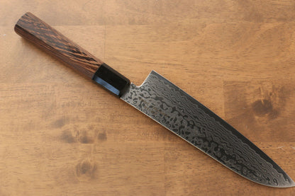 Sakai Takayuki Galaxy ZA-18 Damascus Santoku Japanese Knife 180mm Wenge Handle - Japanny - Best Japanese Knife