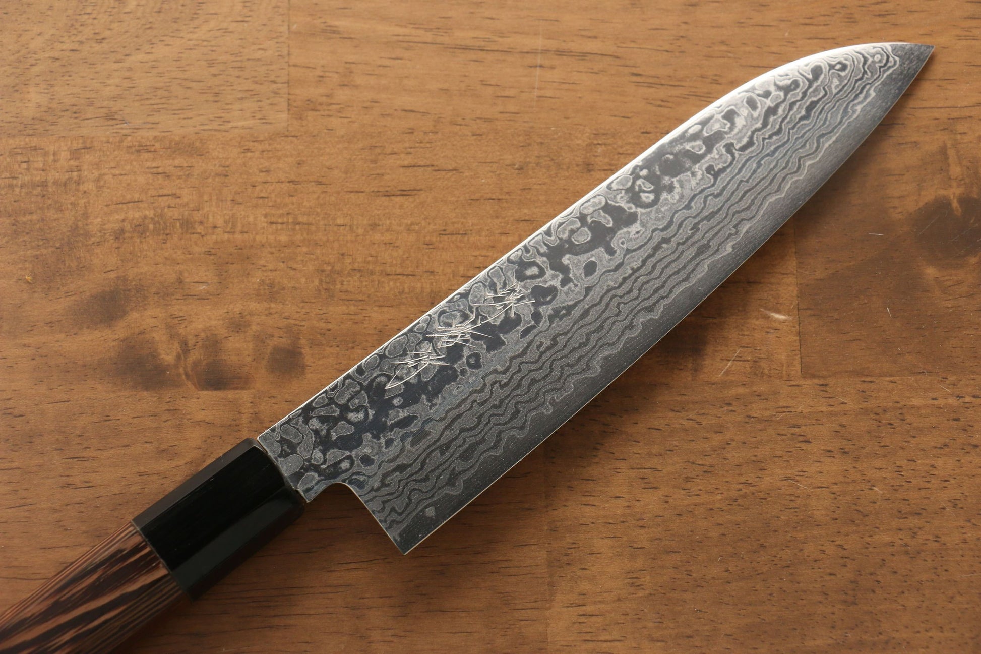 Sakai Takayuki Galaxy ZA-18 Damascus Santoku Japanese Knife 180mm Wenge Handle - Japanny - Best Japanese Knife