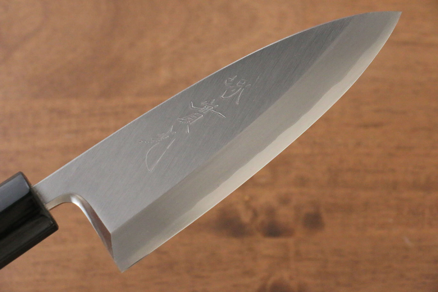 Jikko Silver Steel No.3 Deba Japanese Knife 135mm Shitan Handle - Japanny - Best Japanese Knife